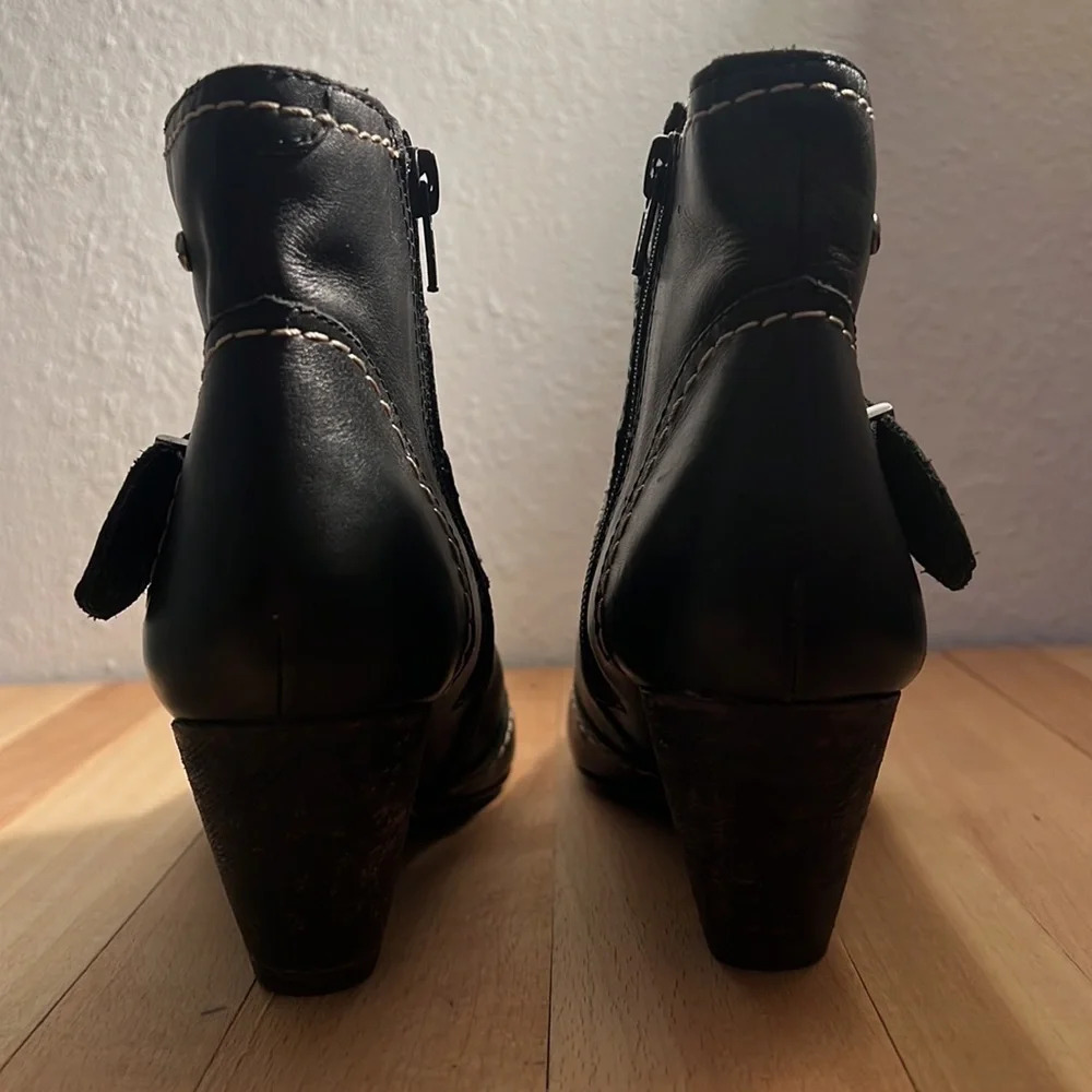Pikolinos Woman’s Leather Black Leather Boots. Sz 5.5 - Picture 5 of 6